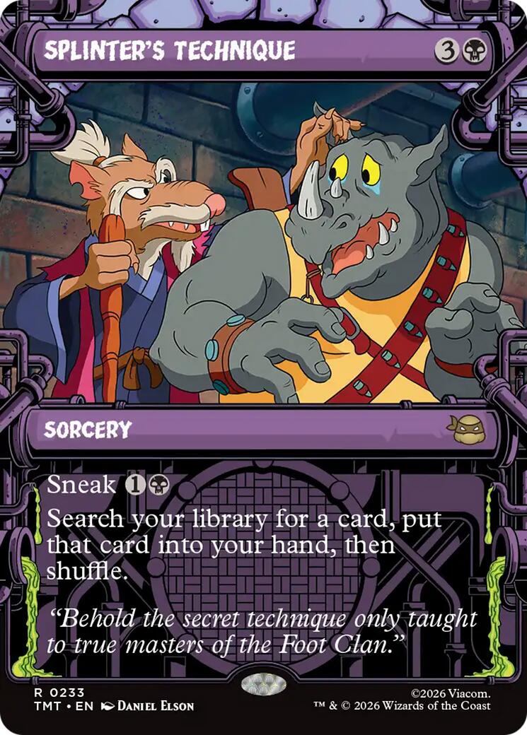Splinter's Technique (Showcase) | Local Legends