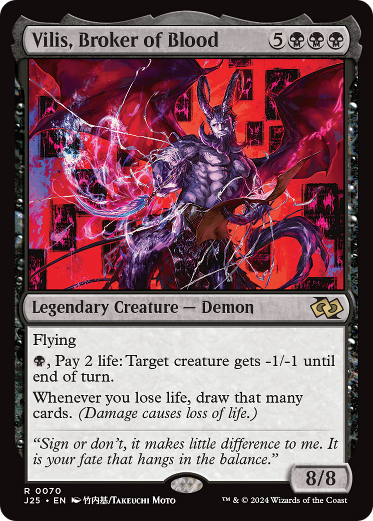 Vilis, Broker of Blood (Anime) [Foundations Jumpstart] | Local Legends