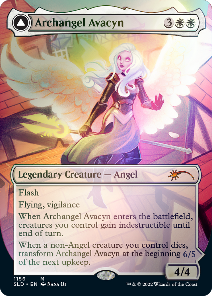 Archangel Avacyn // Avacyn, the Purifier (Borderless) [Secret Lair: From Cute to Brute] | Golgari Games