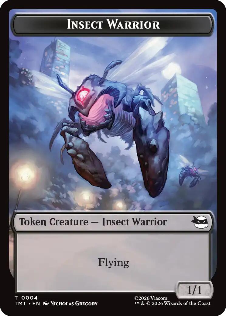 Insect Warrior // Food Double-Sided Token | Local Legends