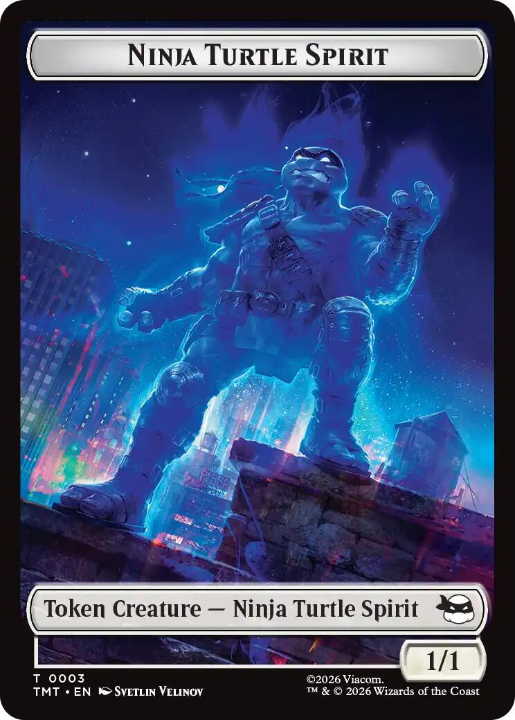 Ninja Turtle Spirit // Food Double-Sided Token | Local Legends