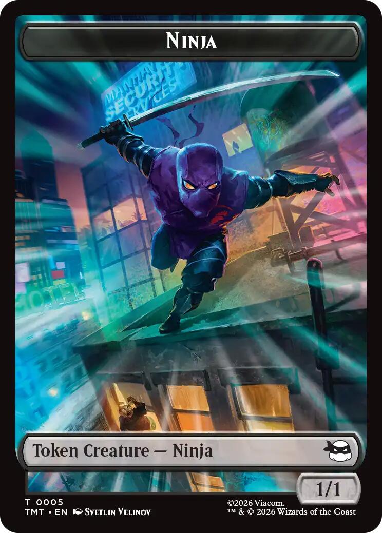 Ninja // Mutagen Double-Sided Token | Local Legends
