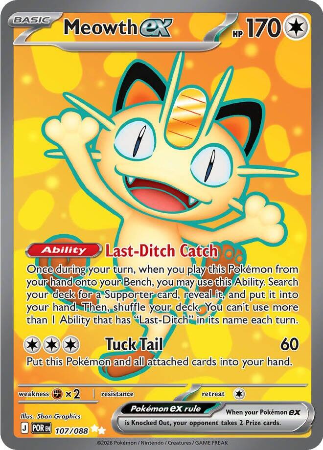 Meowth ex - 107/088 | Local Legends