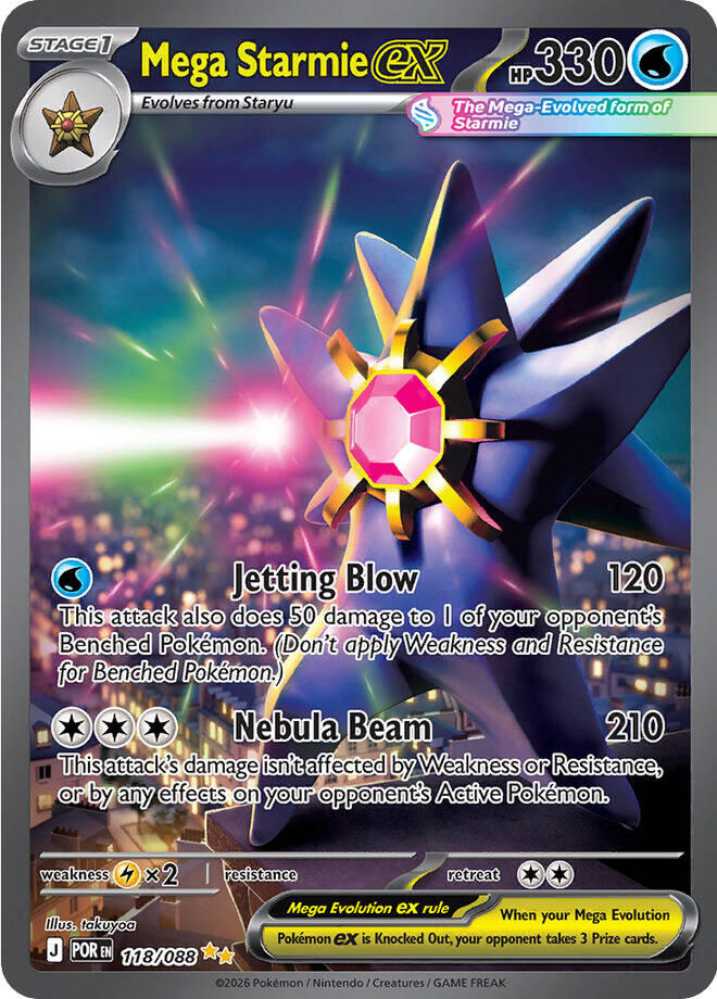 Mega Starmie ex - 118/088 | Local Legends