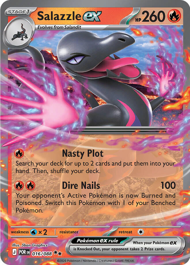 Salazzle ex - 016/088 | Local Legends