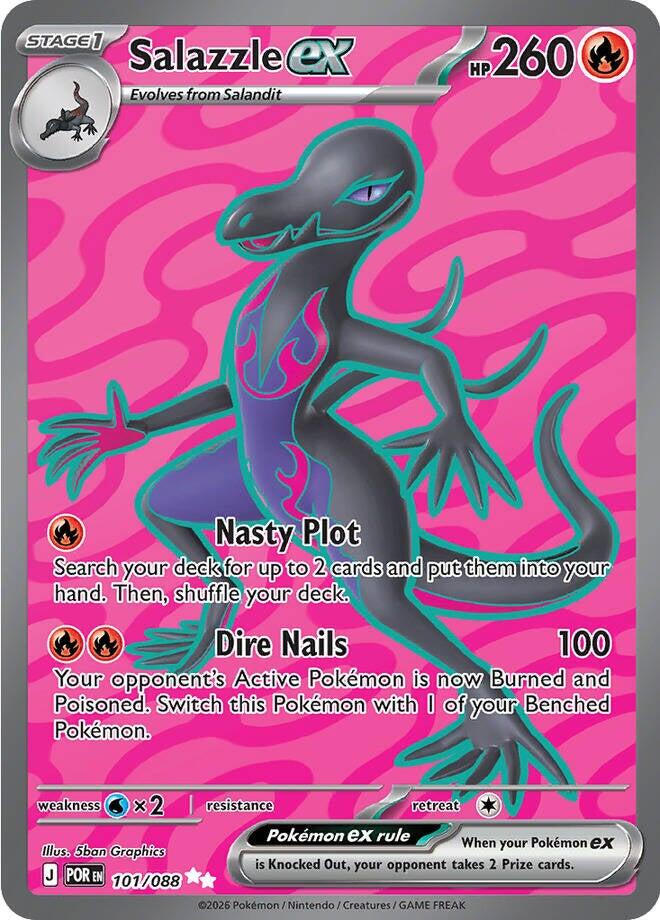 Salazzle ex - 101/088 | Local Legends