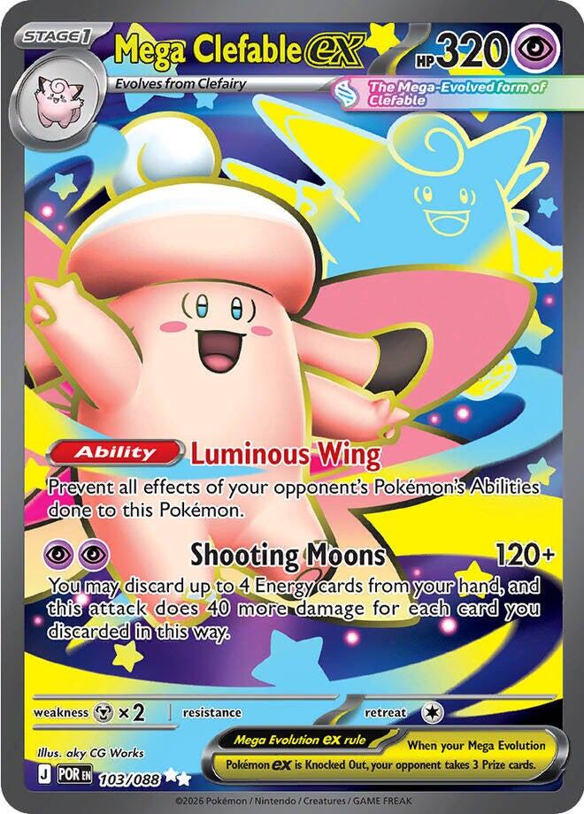 Mega Clefable ex - 103/088 | Local Legends