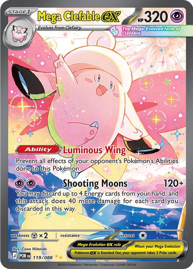 Mega Clefable ex - 119/088 | Local Legends