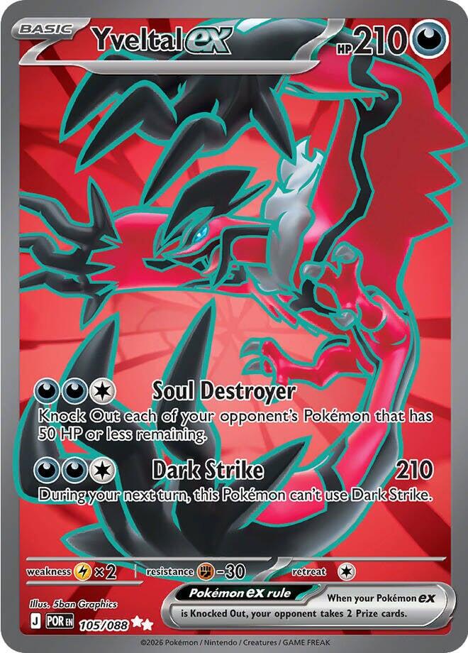 Yveltal ex - 105/088 | Local Legends