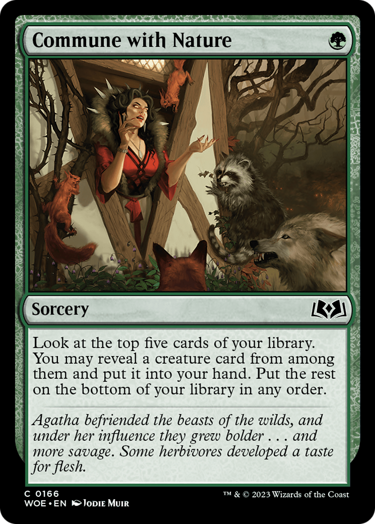 Commune with Nature [Wilds of Eldraine] | Local Legends