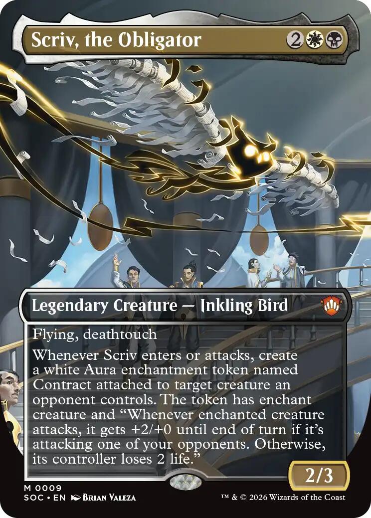 Scriv, the Obligator (Borderless) | Local Legends