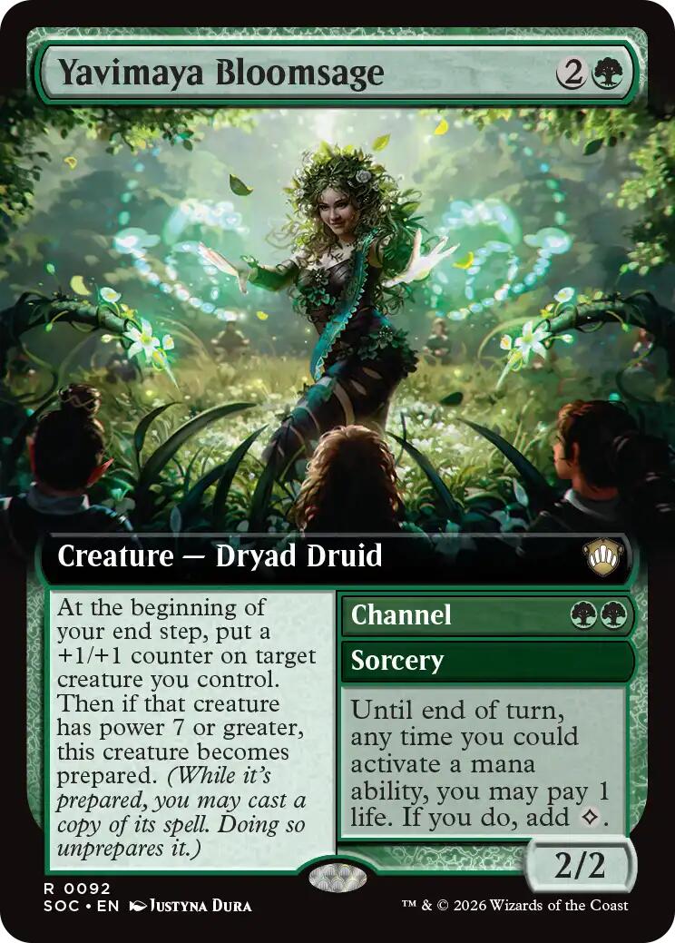 Yavimaya Bloomsage (Extended Art) | Local Legends
