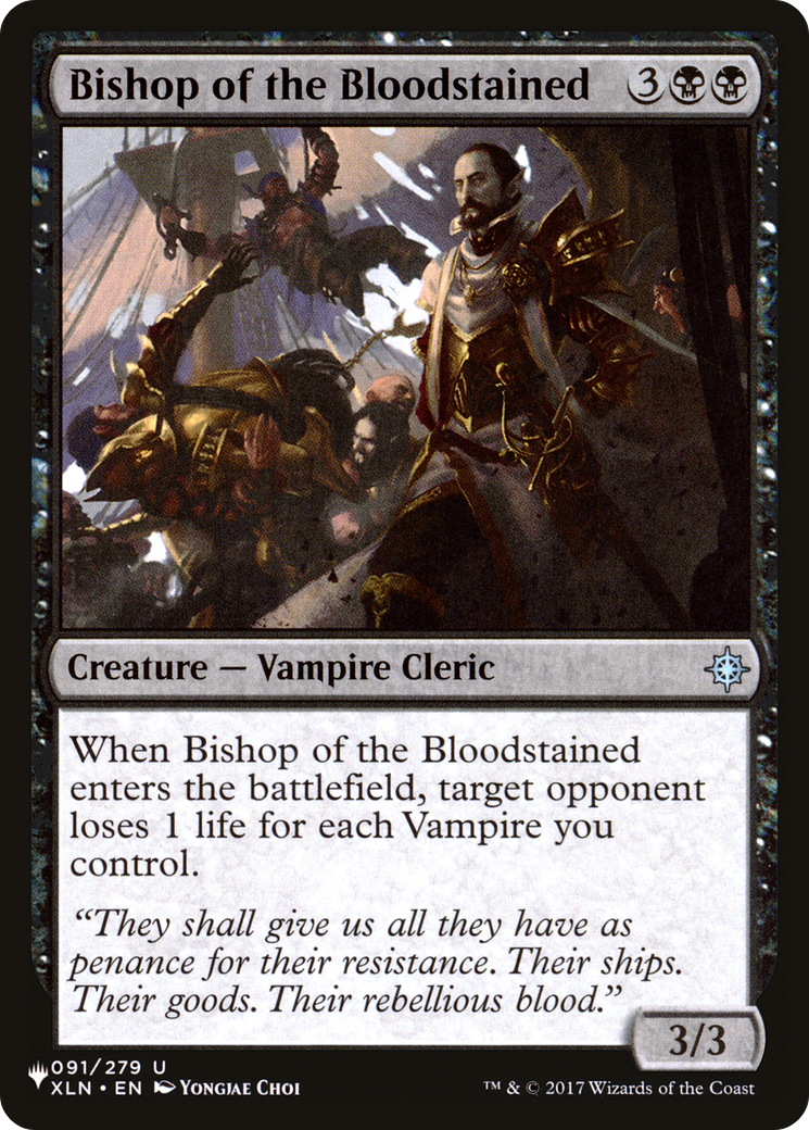 Bishop of the Bloodstained [The List] | Local Legends
