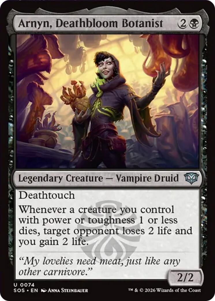Arnyn, Deathbloom Botanist | Local Legends