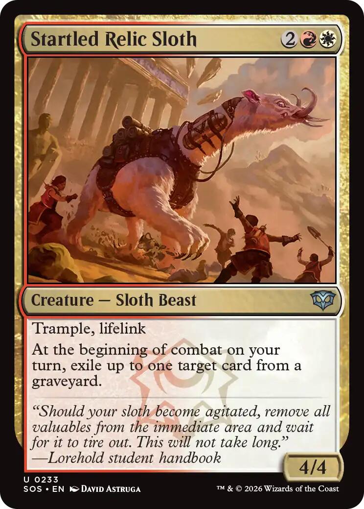 Startled Relic Sloth | Local Legends