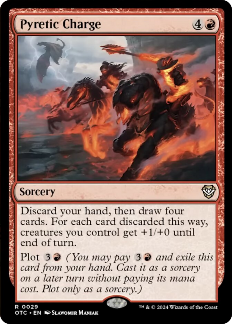 Pyretic Charge [Outlaws of Thunder Junction Commander] | Local Legends