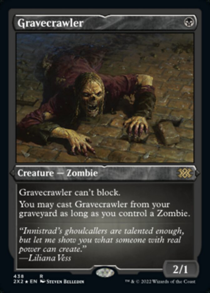 Gravecrawler (Foil Etched) [Double Masters 2022] | Local Legends