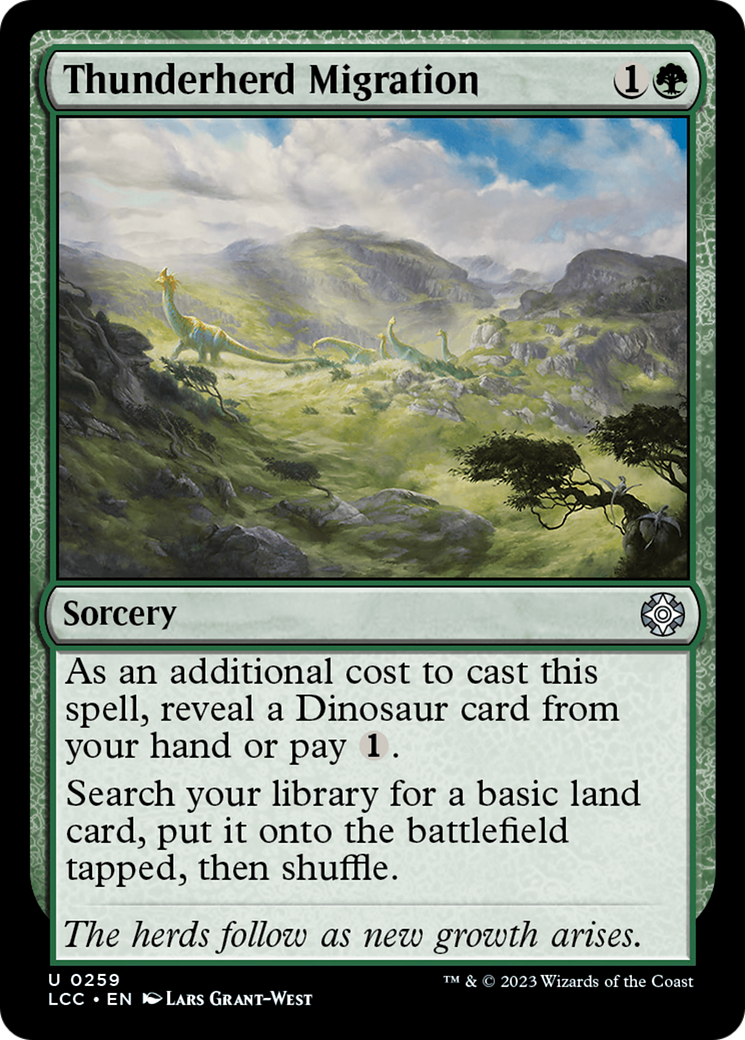 Thunderherd Migration [The Lost Caverns of Ixalan Commander] | Local Legends