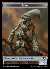 Thopter // Myr Double-Sided Token [Commander Masters Tokens] | Local Legends