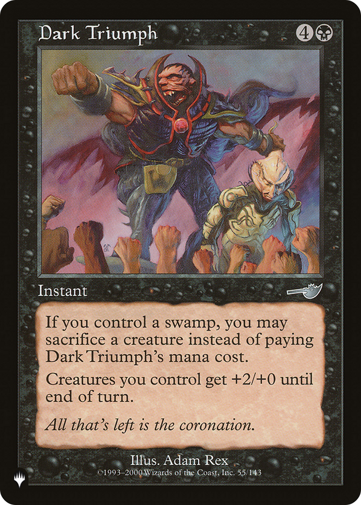 Dark Triumph [The List] | Local Legends