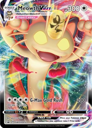Meowth VMAX (SWSH005) [Sword & Shield: Black Star Promos] | Local Legends