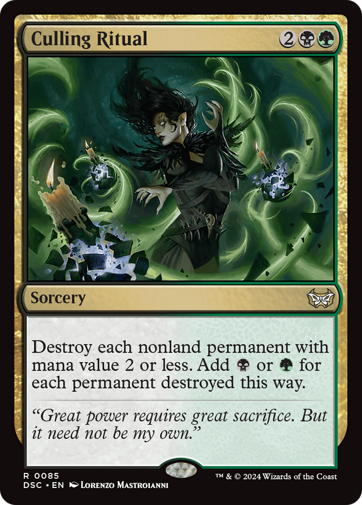 Culling Ritual [Duskmourn: House of Horror Commander] | Local Legends