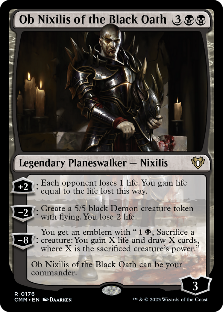 Ob Nixilis of the Black Oath [Commander Masters] | Local Legends