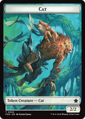 Cat (0001) // Cat (0002) Doubled-Sided Token [Foundations Tokens] | Local Legends