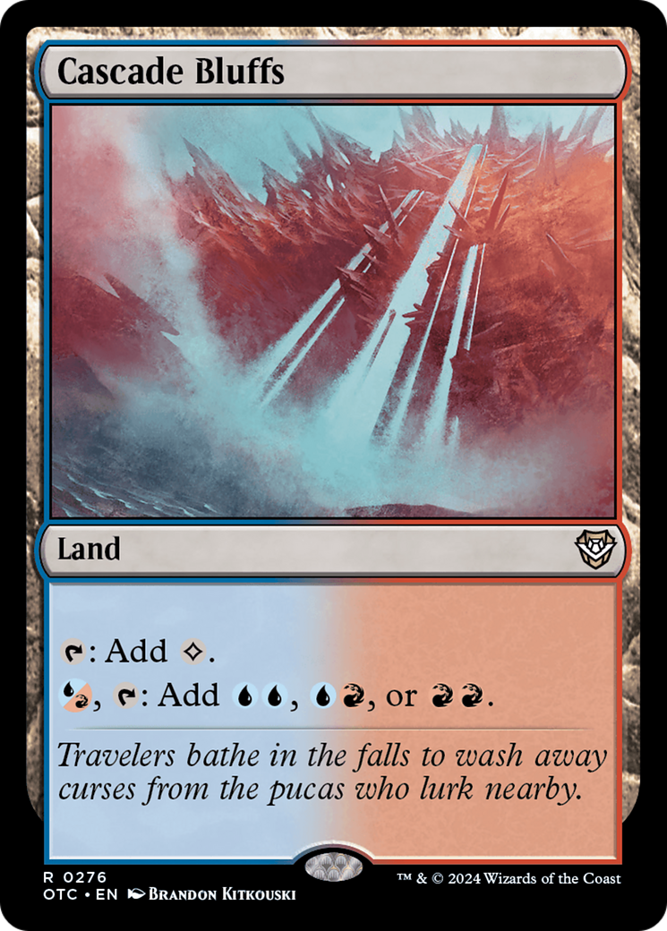 Cascade Bluffs [Outlaws of Thunder Junction Commander] | Local Legends