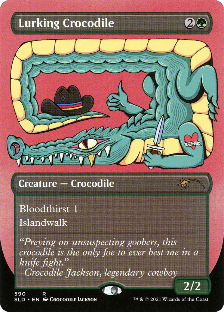 Lurking Crocodile [Secret Lair Drop Promos] | Local Legends
