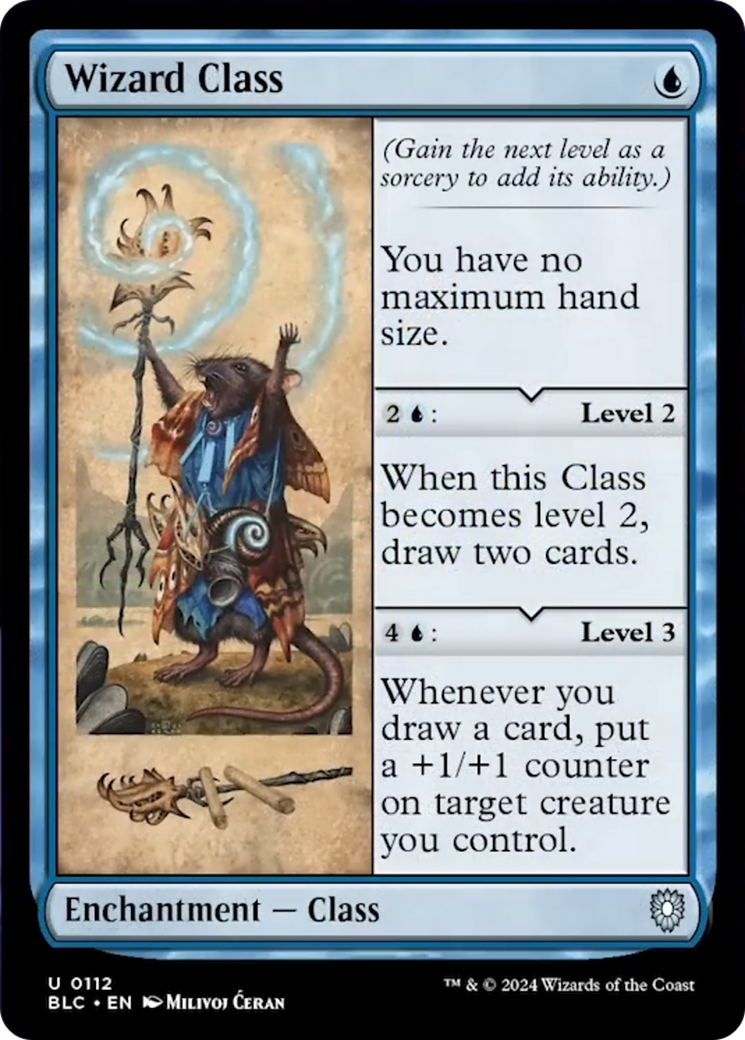 Wizard Class [Bloomburrow Commander] | Local Legends