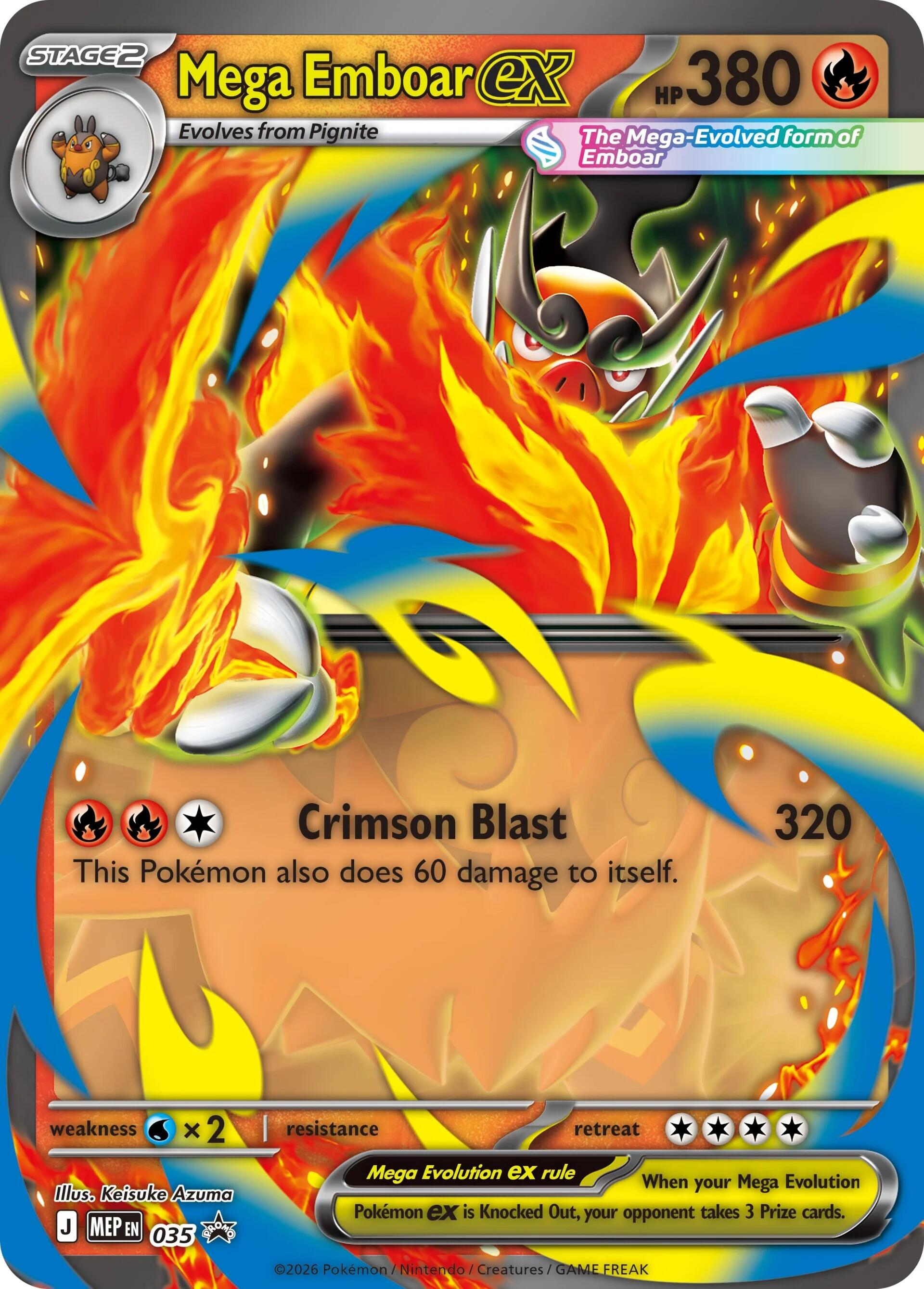 Mega Emboar ex | Local Legends
