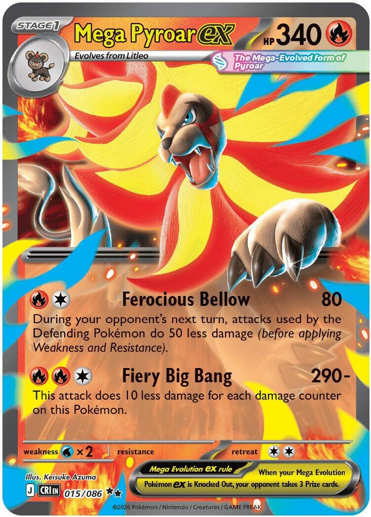 Mega Pyroar ex - 015/086 | Local Legends