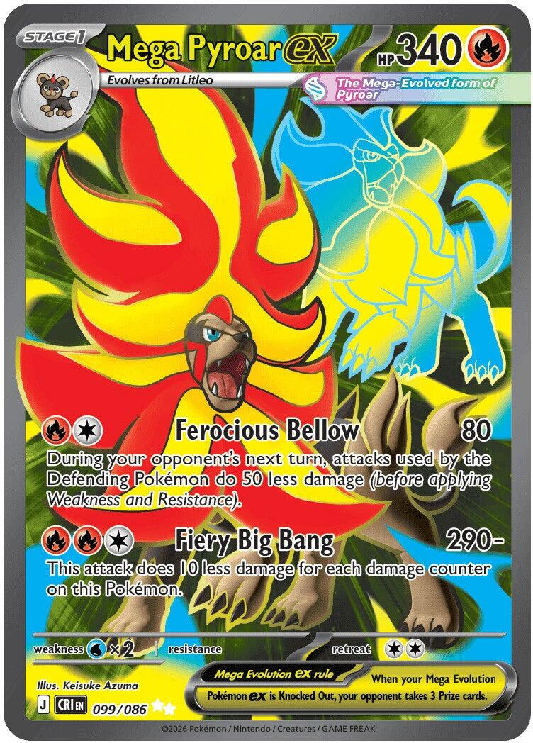 Mega Pyroar ex - 099/086 | Local Legends