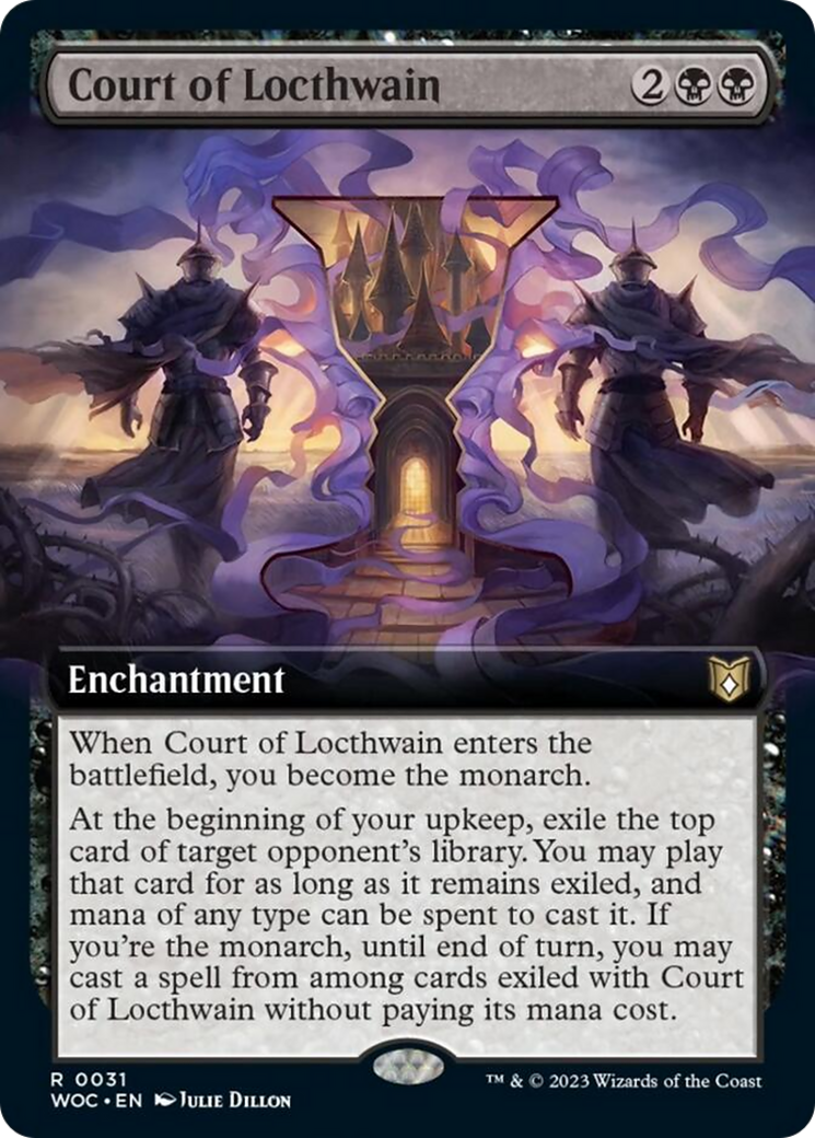 Court of Locthwain (Extended Art) [Wilds of Eldraine Commander] | Local Legends