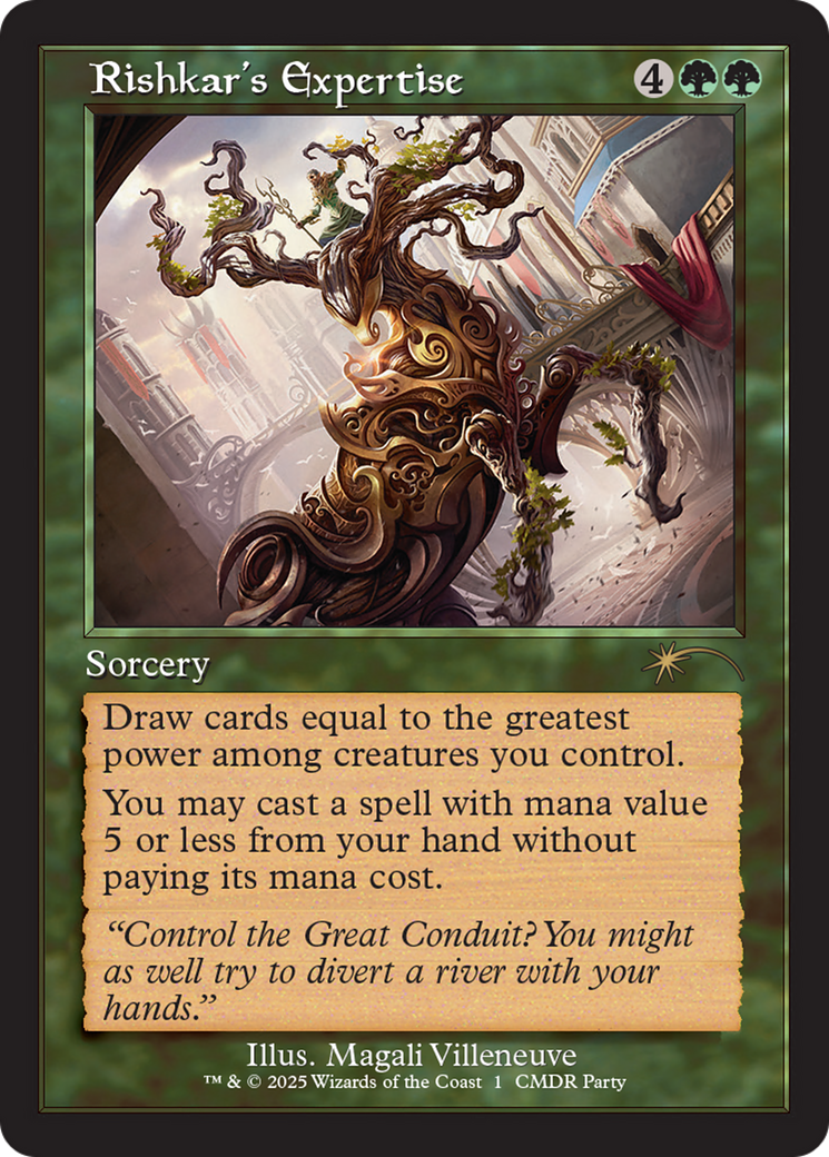 Rishkar's Expertise (Retro Frame) [Wizards Play Network 2025] | Local Legends