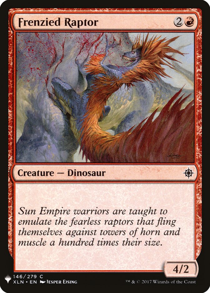 Frenzied Raptor [Mystery Booster] | Local Legends