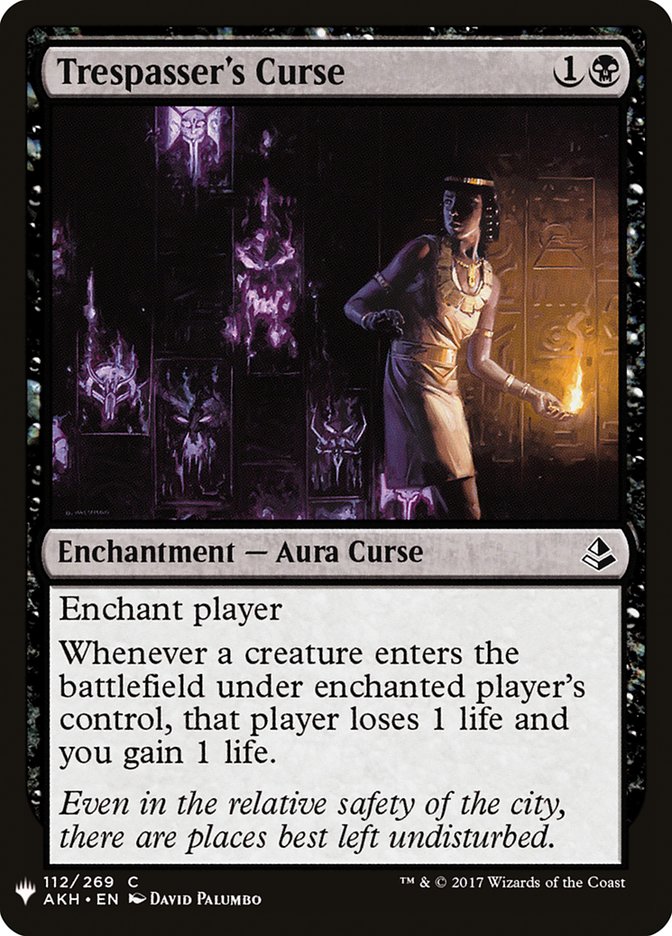 Trespasser's Curse [Mystery Booster] | Local Legends