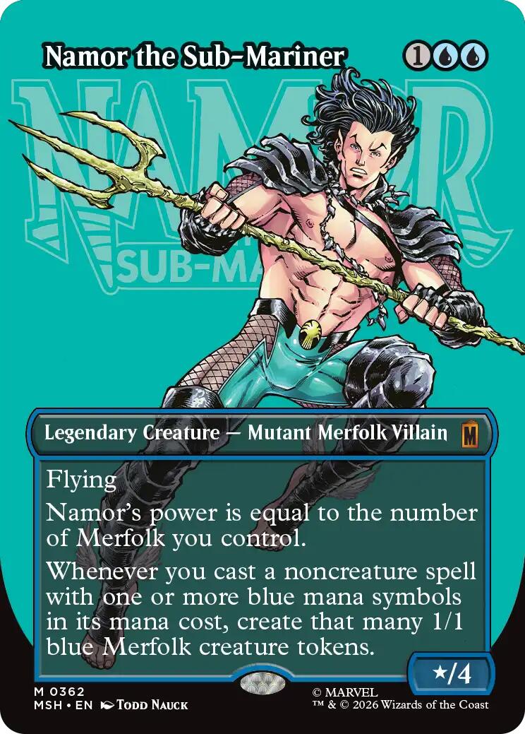 Namor the Sub-Mariner (Borderless) (0362) | Local Legends