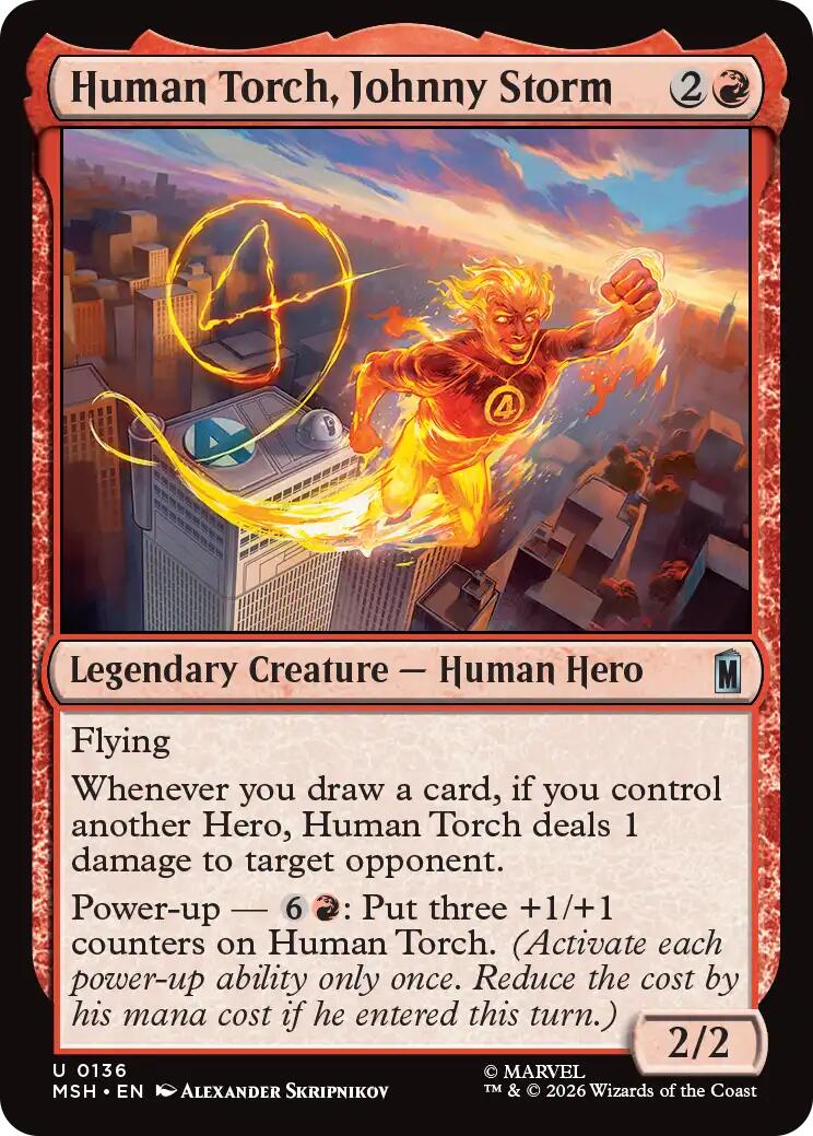 Human Torch, Johnny Storm | Local Legends