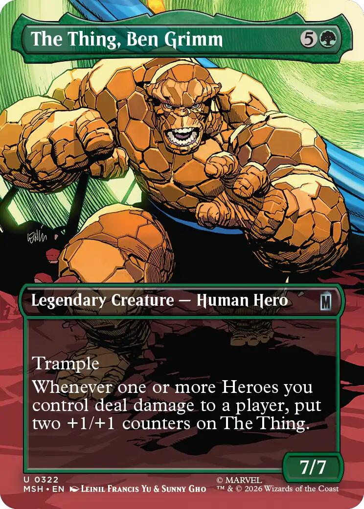 The Thing, Ben Grimm (Borderless) | Local Legends