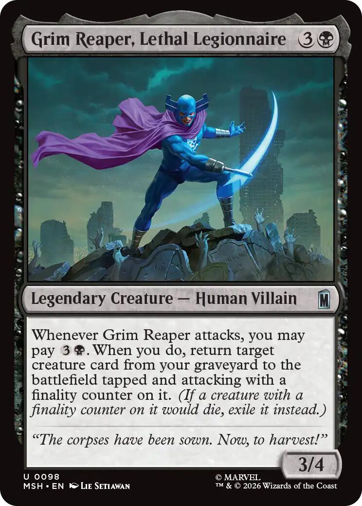 Grim Reaper, Lethal Legionnaire | Local Legends