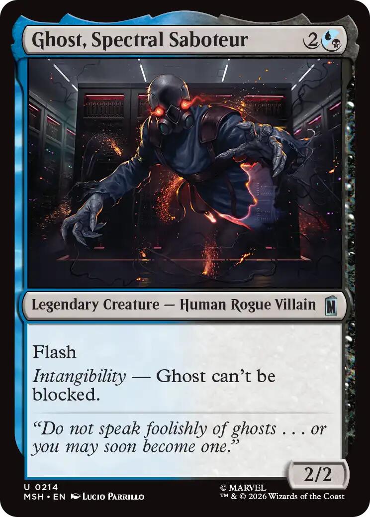 Ghost, Spectral Saboteur | Local Legends