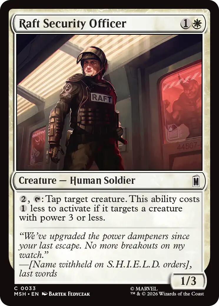 Raft Security Officer | Local Legends