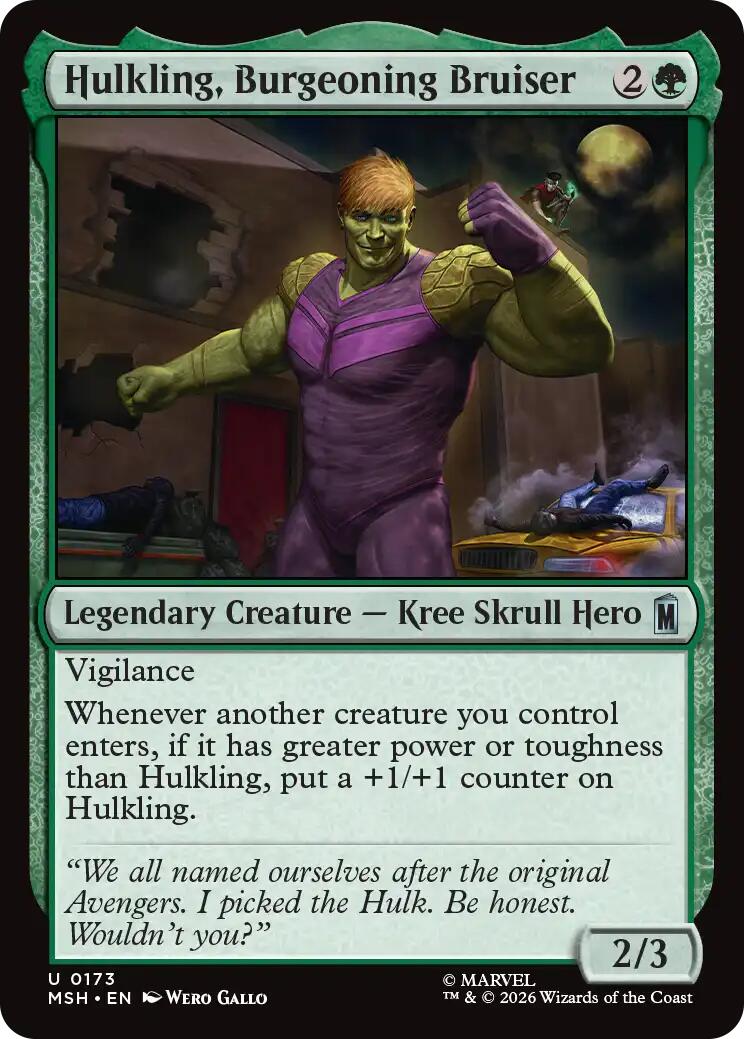 Hulkling, Burgeoning Bruiser | Local Legends