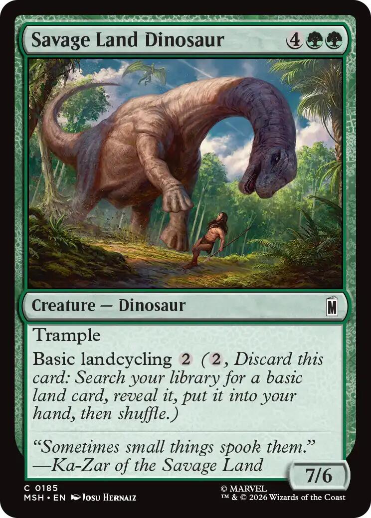 Savage Land Dinosaur | Local Legends