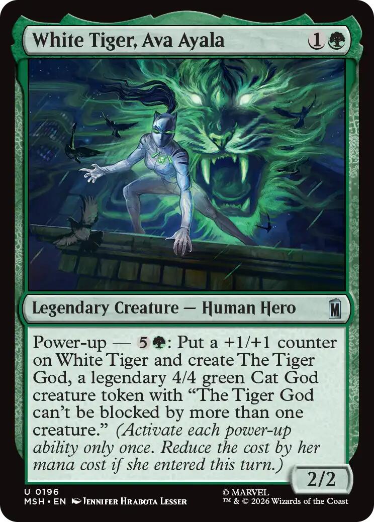 White Tiger, Ava Ayala | Local Legends