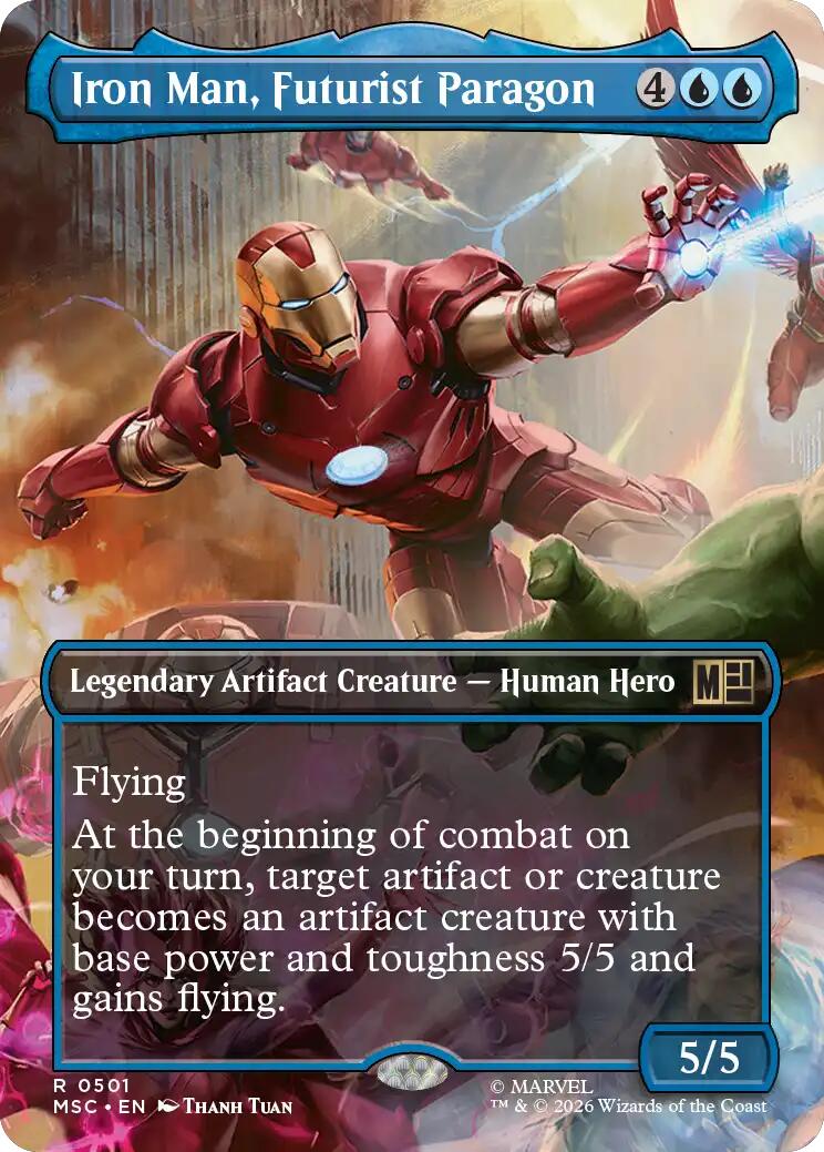 Iron Man, Futurist Paragon (Borderless) | Local Legends