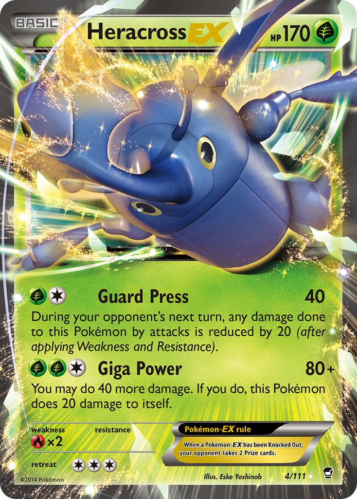 Heracross EX (4/111) [XY: Furious Fists] | Local Legends