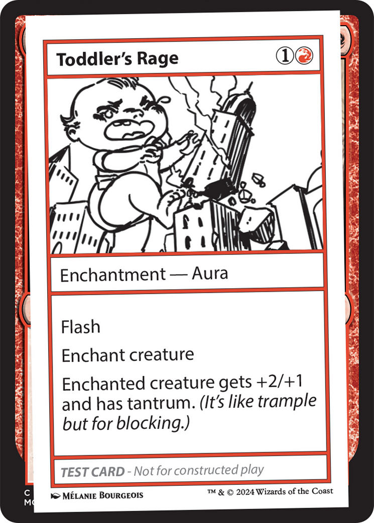 Toddler's Rage [Mystery Booster 2 Playtest Cards] | Local Legends